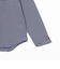 Healthknit / Multi Border Waffle Hem Round Crewneck L/S