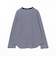 Healthknit / Multi Border Waffle Hem Round Crewneck L/S