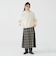 LACOSTE / リブニット スタンドカラー ボアジャケット