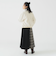LACOSTE / リブニット スタンドカラー ボアジャケット