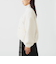 LACOSTE / リブニット スタンドカラー ボアジャケット