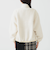 LACOSTE / リブニット スタンドカラー ボアジャケット