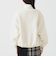 LACOSTE / リブニット スタンドカラー ボアジャケット