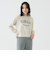 裏起毛 ロゴ プルオーバー