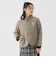 DANTON / WOOL LIGHT PILE STANDCOLLAR JACKET