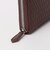 メッシュ 型押し レザー ロング ジップウォレット