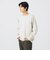 フェイクスエード クルーネック ロングスリーブ Tシャツ