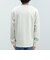 フェイクスエード クルーネック ロングスリーブ Tシャツ