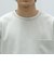 フェイクスエード クルーネック ロングスリーブ Tシャツ