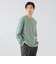 フェイクスエード クルーネック ロングスリーブ Tシャツ