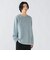 フェイクスエード クルーネック ロングスリーブ Tシャツ