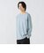 フェイクスエード クルーネック ロングスリーブ Tシャツ