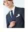 ドット ハウンドトゥース パネル シルクチーフ 24SS