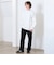 配色 ステッチ コンビ ロングスリーブ Tシャツ