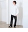 配色 ステッチ コンビ ロングスリーブ Tシャツ