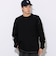 配色 ステッチ コンビ ロングスリーブ Tシャツ