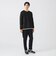 スウェード フェイクレイヤー ロングスリーブ Tシャツ