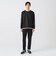 スウェード フェイクレイヤー ロングスリーブ Tシャツ