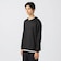スウェード フェイクレイヤー ロングスリーブ Tシャツ