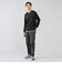 スウェード フェイクレイヤー ロングスリーブ Tシャツ