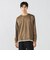 スウェード フェイクレイヤー ロングスリーブ Tシャツ