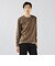 スウェード フェイクレイヤー ロングスリーブ Tシャツ