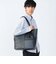 フェイクレザー 切替 トートバッグ