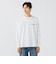 ハート スター バックプリント ロング スリーブ Tシャツ