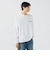ハート スター バックプリント ロング スリーブ Tシャツ