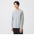 サカリバ フェイク レイヤード ヘンリーネック ロングスリーブ Tシャツ