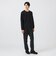 サカリバ フェイク レイヤード ヘンリーネック ロングスリーブ Tシャツ