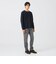 サカリバ フェイク レイヤード ヘンリーネック ロングスリーブ Tシャツ