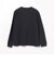 サカリバ フェイク レイヤード ヘンリーネック ロングスリーブ Tシャツ