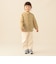 中綿 ノーカラー リバーシブル ブルゾン 2026FW（90～150cm）プチプラ キッズ服 軽アウター