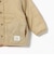 中綿 ノーカラー リバーシブル ブルゾン 2026FW（90～150cm）プチプラ キッズ服 軽アウター