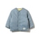 中綿 ノーカラー リバーシブル ブルゾン 2026FW（90～150cm）プチプラ キッズ服 軽アウター