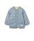 中綿 ノーカラー リバーシブル ブルゾン 2026FW（90～150cm）プチプラ キッズ服 軽アウター