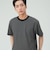 綿ライクポリ ボーダー Tシャツ（吸水速乾）