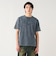 加工 ワッフル ヘンリーネック ショートスリーブ Tシャツ