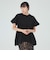 裾フリル ギャザー Tシャツ