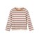 メローリブ Tシャツ 2026FW （90～130cm）プチプラ 人気 ボーダー 着回し ロンT 通園 通学