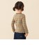 メローリブ Tシャツ 2026FW （90～130cm）プチプラ 人気 ボーダー 着回し ロンT 通園 通学