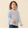 ボーダー ロング Tシャツ 2026FW（90～140cm）キッズ 定番 カジュアル プチプラ