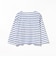 ボーダー ロング Tシャツ 2026FW（90～140cm）キッズ 定番 カジュアル プチプラ