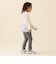 ボーダー ロング Tシャツ 2026FW（90～140cm）キッズ 定番 カジュアル プチプラ