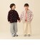 【洗濯機で洗える】ジャカード ボア ブルゾン 2026FW（90～140cm）人気 プチプラ 花柄 ハート柄 冬アウター 通園 通学