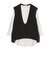Vネック ベスト ロングTシャツ セット