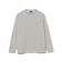 B-HEART ロゴ ボーダー ロングスリーブ Tシャツ