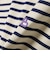 B-HEART ロゴ ボーダー ロングスリーブ Tシャツ