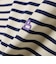 B-HEART ロゴ ボーダー ロングスリーブ Tシャツ